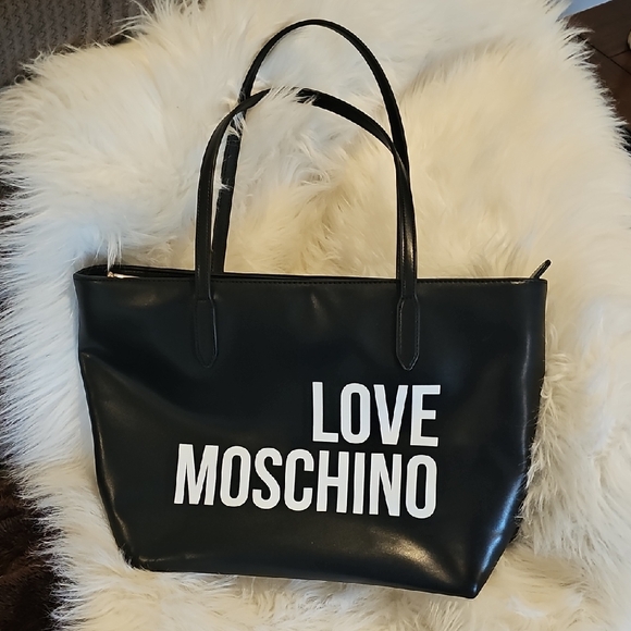 Love Moschino Handbags - Love Moschino Black Tote